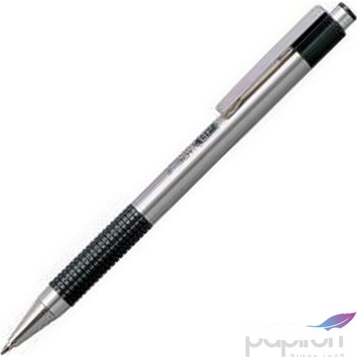 Toll Zebra F-301 0,7mm fekete tolltest/kék színű tinta nyomógombos golyóstoll Tollbetét: F-07