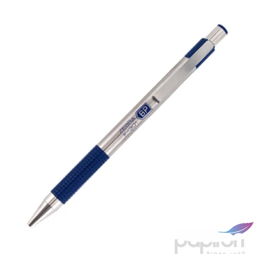 Toll Zebra F-301 0,7mm C kék tolltest/kék színű tinta nyomógombos golyóstoll Tollbetét: F-07
