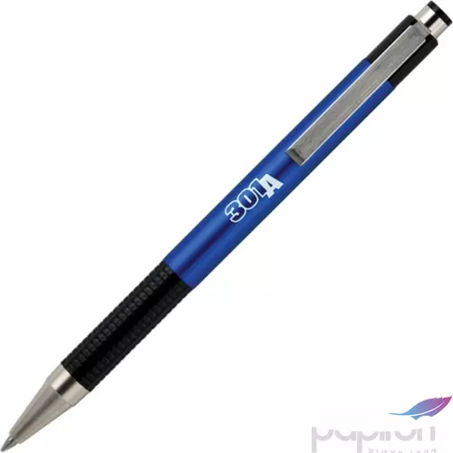 Toll Zebra F-301A 0,7mm kék színű tinta/metál kék tolltest nyomógombos golyóstoll
