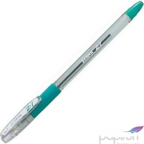Toll Zebra Z-1 zöld kupakos golyóstoll 0,7mm