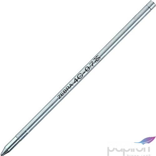 Tollbetét Zebra 4C fekete 0,7mm