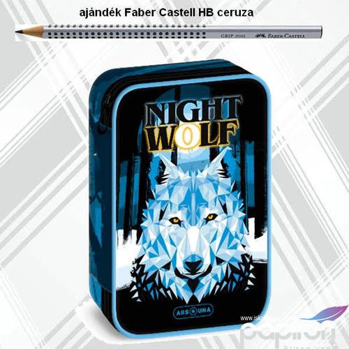 Tolltartó többszintes Ars Una Nightwolf Farkas (5257) 23 54950924 nagyméretű írószertartókkal plu
