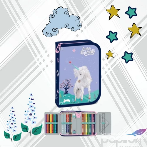 Tolltartó Ars Una töltött tolltartó Cute Animals Unicorn (5448) 25 53574480