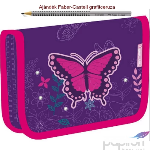 Tolltartó Belmil kihajtható 21 Sporty Dreams Of Butterly 335-74 Pencil Case 14x20,5x3,5cm