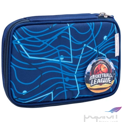Tolltartó Belmil szögletes 22 Szögletes Tolltartó Abstract Neon Blue 335-86 Pencil Pouch