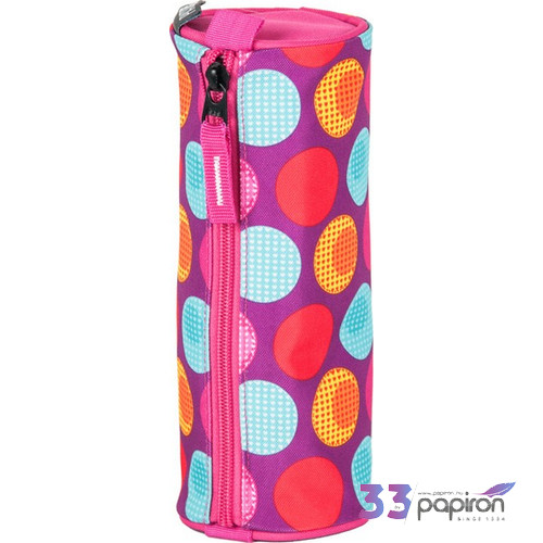 Tolltartó Paso hengeres pink 22x8 40g pink pöttyös kollekció Paso