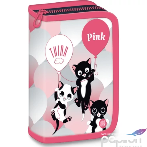 Tolltartó Ars Una töltött 23' Think Pink - cicás 93577748 Minőségi írószerekkel töltött k