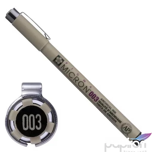 Tűfilc 0,15mm Pigma Micron 003, black