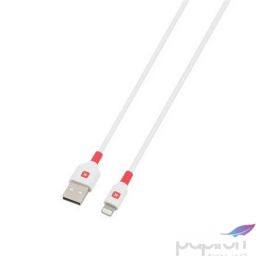 Töltőkábe USB-A/Lightning (Apple) 2m SKROSS fehér
