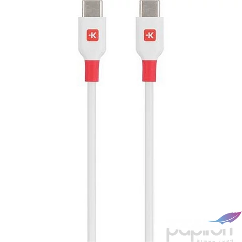Töltőkábe USB-C/USB-C 1,2m SKROSS fehér 