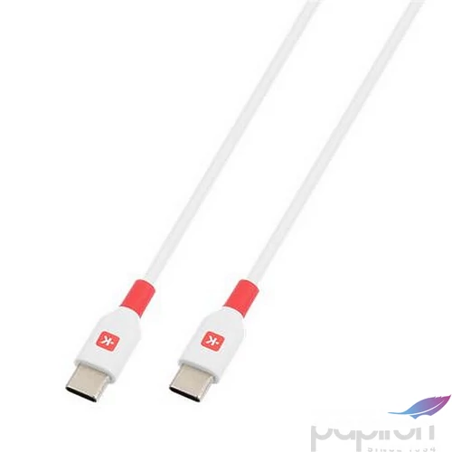 Töltőkábe USB-C/USB-C 2m SKROSS fehér 