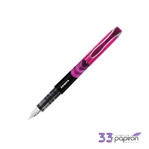 Töltőtoll Zebra 0,6 mm, Fountain pen, pink 
