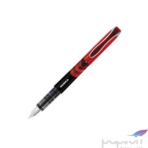 Töltőtoll Zebra 0,6 mm, Fountain pen, piros 