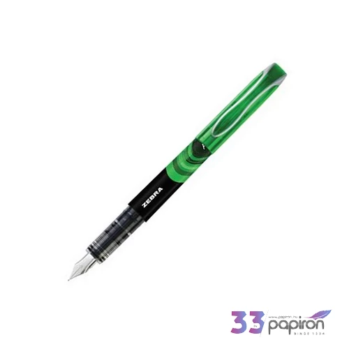 Töltőtoll Zebra 0,6 mm, Fountain pen, zöld 
