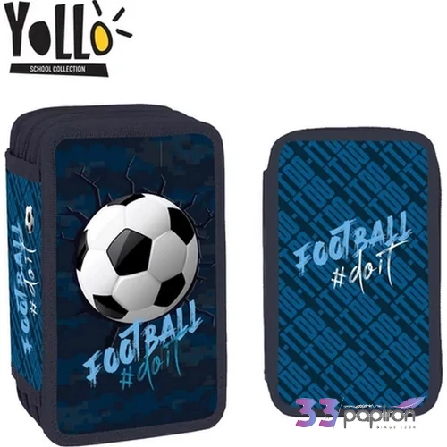 Töltött tolltartó 3 emeletes Football #do it