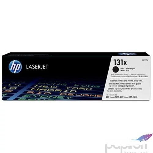 Toner HP CF210X fekete, 2, 4k LaserJet Pro 200 M276N géphez