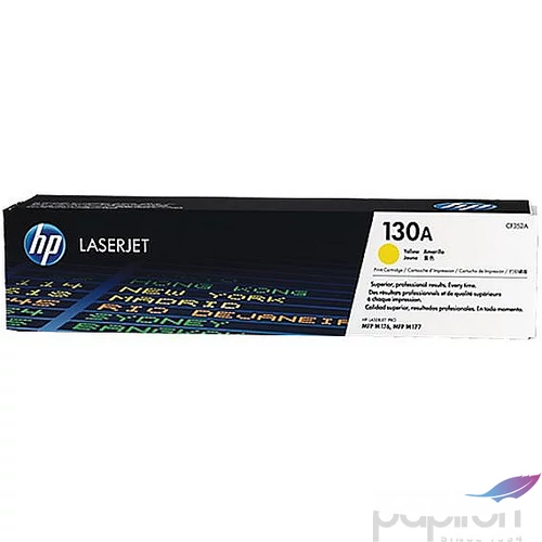 Toner HP CF352A színes, 130 sárga, 1k Color LaserJet Pro MFP M176n géphez