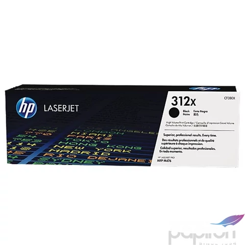 Toner HP CF380X fekete, 312X, 4, 4k Color LaserJet Pro MFP M476 géphez