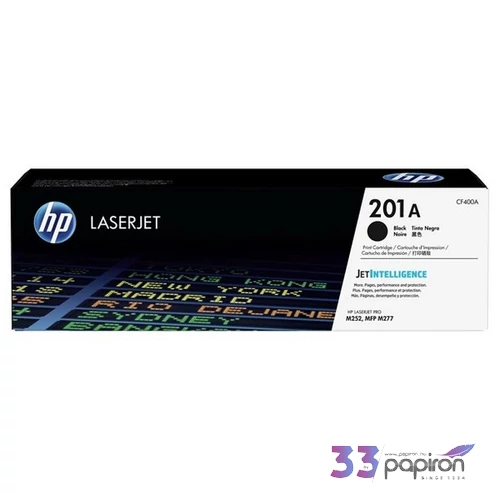 Toner HP CF400A fekete, 201A 1,5k Color LaserJet Pro M252,M277géphez