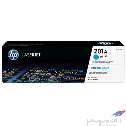 Toner HP CF401A színes, 201A kék1,4k Color LaserJet Pro M252,M277 géphez