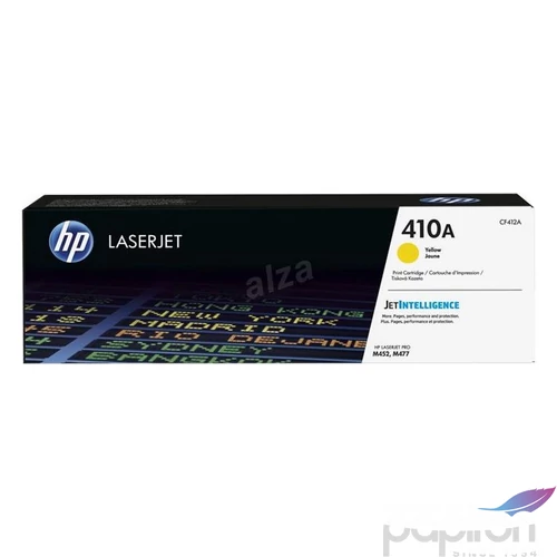 Toner HP CF412A színes, sárga, 2, 3k ColorLaserJet M452/477 géphez