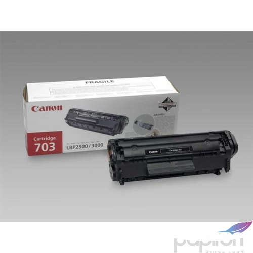 Toner lézer Canon lézer CCRG703 fekete 2k Canon
