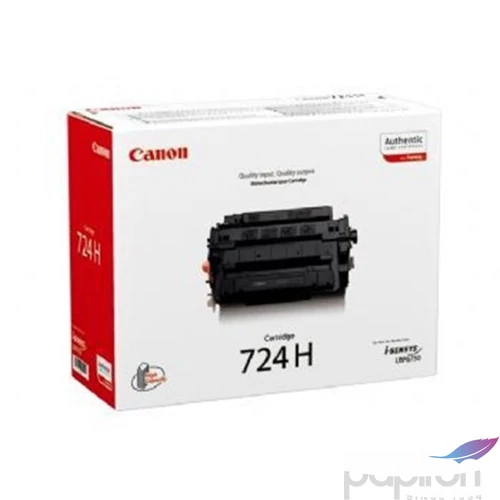Toner lézer Canon lézer CCRG724H fekete 12.5k Canon
