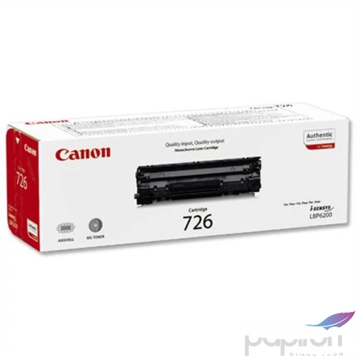 Toner lézer Canon lézer CCRG726 fekete 2.1k Canon
