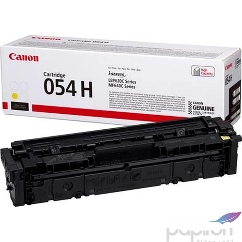 Toner lézer Canon lézer, CRG-054 sárga, 2,3k
