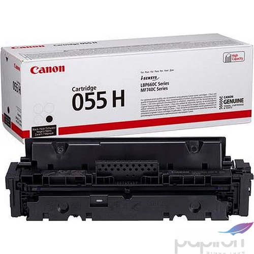 Toner lézer Canon lézer, CRG-055 fekete, 7,6k