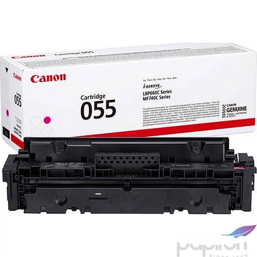 Toner lézer Canon lézer, CRG-055 magenta, 2,1k