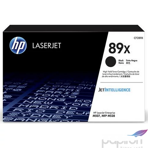 Toner lézer HP lézer, CF289X HP 89X, fekete, 10k