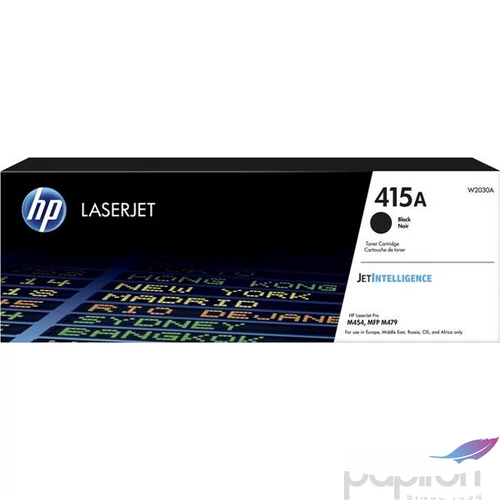 Toner lézer HP lézer, W2030A HP 415A, fekete, 2,4k