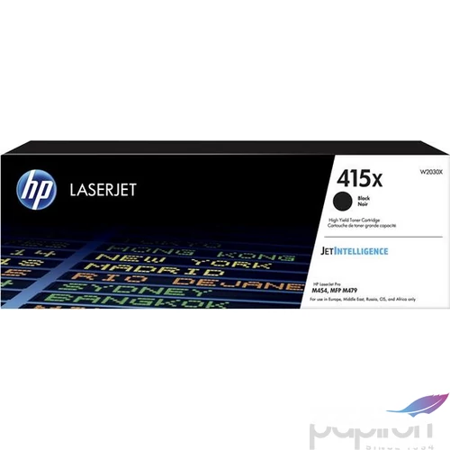 Toner lézer HP lézer, W2030X HP 415X, fekete, 7,5k