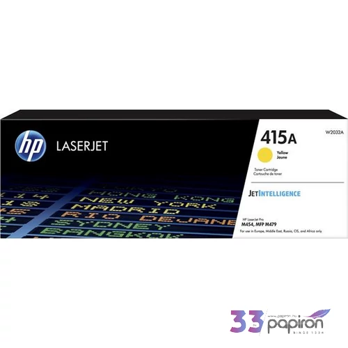 Toner lézer HP lézer, W2032A HP 415A, sárga, 2,1k