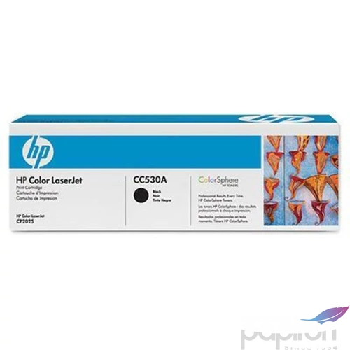 Toner lézer HPCC530A CC530A fekete 3.5k HP