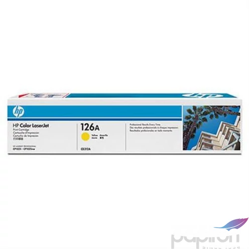 Toner lézer HPCE312A CE312A sárga 1k HP