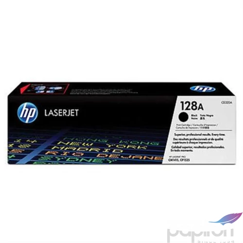 Toner lézer HPCE320A CE320A fekete 2K HP