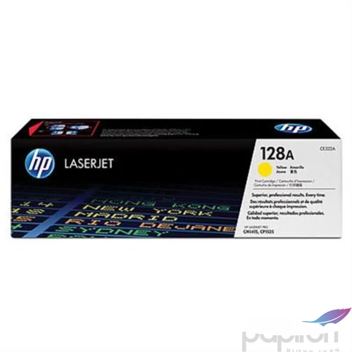 Toner lézer HPCE322A CE322A sárga 1.3K HP