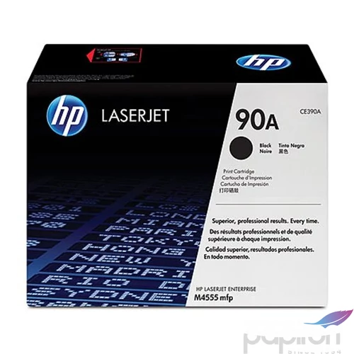 Toner lézer HPCE390A CE390A fekete 10k HP