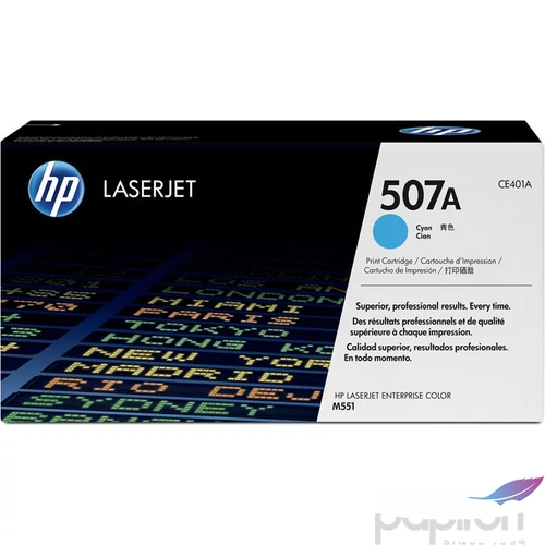 Toner lézer HPCE401A CE401A kék 6k HP
