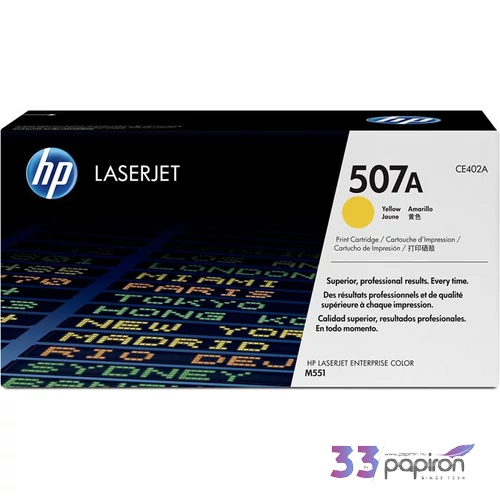 Toner lézer HPCE402A CE402A sárga 6k HP