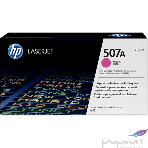 Toner lézer HPCE403A CE403A vörös 6k HP