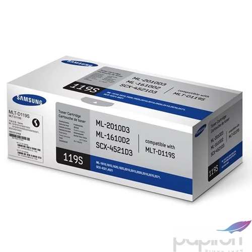 Toner Samsung MLT-D119S fekete, 2k ML1610, 2010,4521 géphez