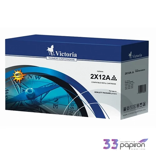 Toner Victoria 2612A fekete lézer HP Nr.2x12A 2x2K, 2x2000old.