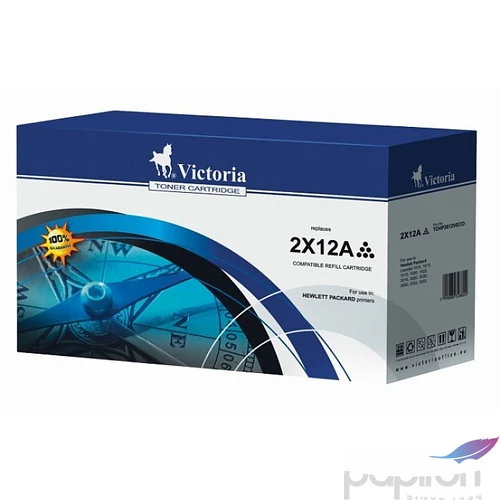 Toner Victoria 2612A fekete lézer HP Nr.2x12A 2x2K, 2x2000old.