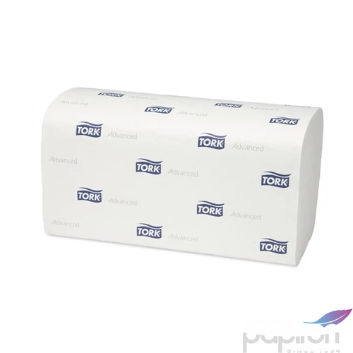 Kéztörlő hajtogatott Tork Advanced Hand Towel Zigzag extfeh 250lap 2rétegű H3 rendszerhez 15cso/kar 290163