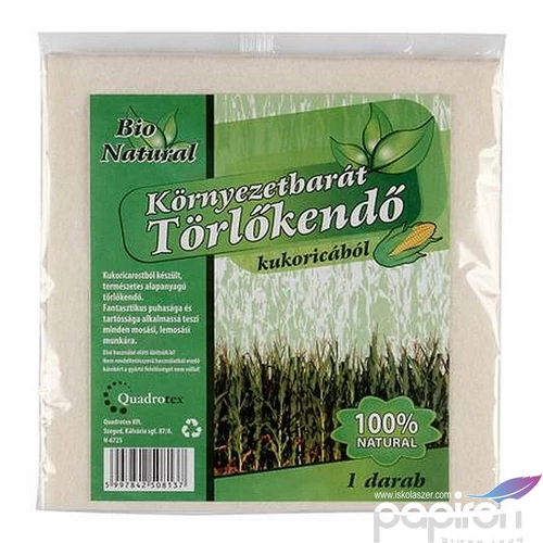 Törlőkendő BIO NATURAL kukorica KHK619