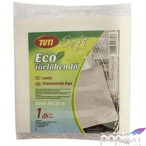 Törlőkendő univerzális 38x38cm 1db TUTI Soft Eco