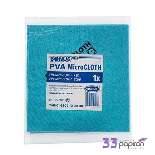 Törlőkendő univerzális 40x34cm BONUS MicroCLOTH kék